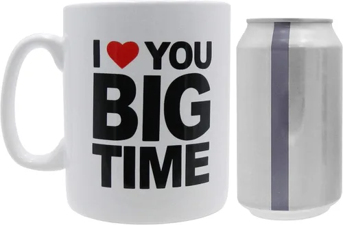 Vista 8 de Rockin Taza de café extragrande con texto en inglés "I Love You", taza gigante de 28 onzas para bebidas grandes con asa, regalo novedoso y alto