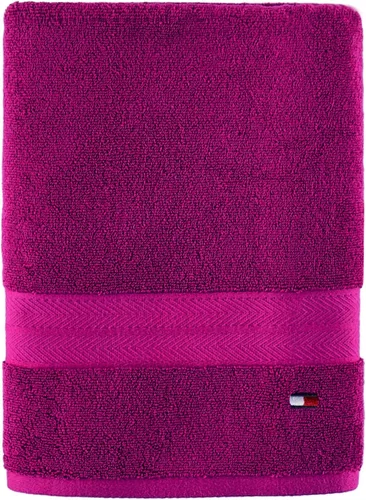 Vista 41 de Tommy Hilfiger Modern American - Toalla de baño de color sólido, 30 x 54 pulgadas, 100% algodón, 574 GSM (Sunshine)
