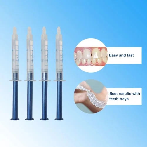 Vista 3 de Kit de blanqueamiento de dientes con luz LED, 10 jeringas de gel blanqueador de dientes de 0.11 onzas líquidas, blanqueador de dientes para uso