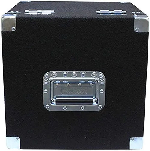 Vista 6 de Odyssey CLP100P Carpeted Pro Lp caso con hardware empotrado para 100 Lp de vinilo