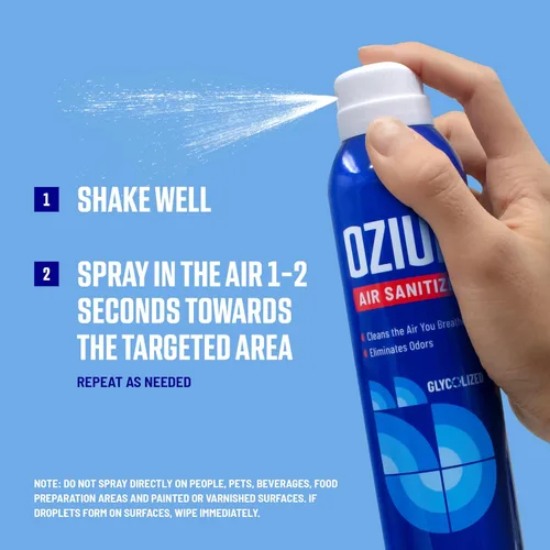 Vista 6 de Ozium Spray desinfectante de aire y eliminador de olores de 8 onzas