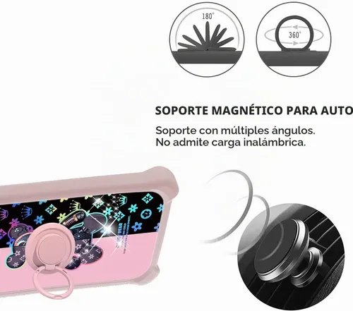 Vista 4 de HotPepper Chilaca Plus - Funda compatible con Chilaca Plus de 6.5 pulgadas con protector de pantalla de vidrio templado, policarbonato duro +
