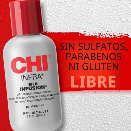 Vista 5 de CHI Silk Infusion en varios tamaños y envases