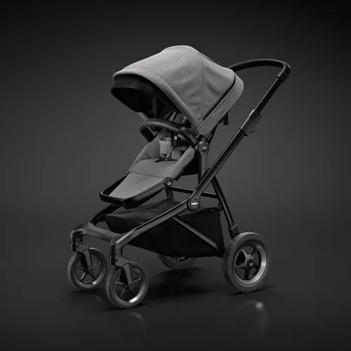 Vista 8 de Thule 11000021 Sleek Gris Melange/Negro