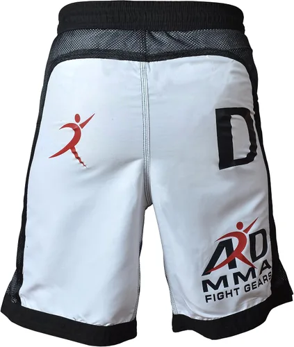 Vista 4 de ARD-Champs Xtreme MMA - Pantalones cortos de combate para artes marciales mixtas (UFC), color blanco