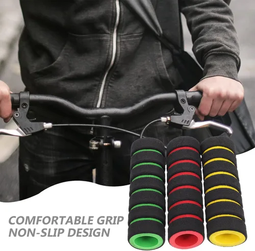 Vista 3 de VANZACK Accesorios para sillas de ruedas, accesorios de motocicleta, 9 pares de empuñaduras antideslizantes para manillar de bicicleta, fundas
