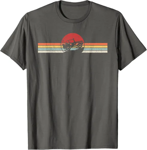 Vista 71 de Camiseta retro vintage Off Road 4X4 Negro