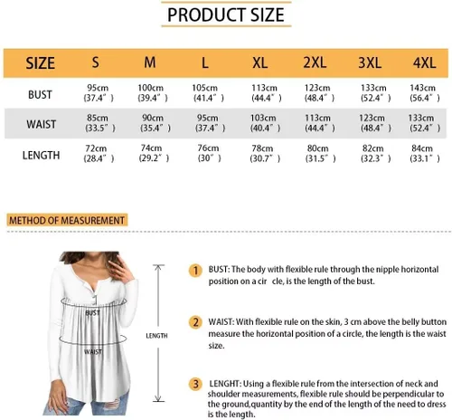 Vista 6 de xixirimido Blusas con botones, de manga larga, para mujer, estilo casual, cuello en V, sin botones, holgadas