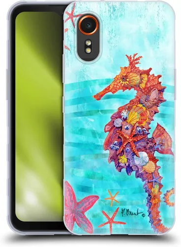 Vista 10 de Head Case Designs Officially Licensed Paul Brent Agate Mermaid Coastal Soft Gel Case Compatible with Samsung Galaxy Xcover7 5G