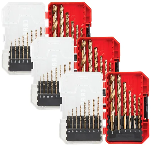 Vista 9 de CRAFTSMAN Juego de brocas de óxido de oro de 14 piezas para madera, plástico o metal (CMAM2214)