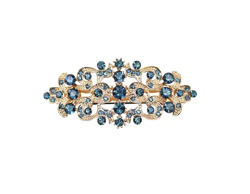 Vista 30 de Faship Precioso pasador floral de cristal AB Rhinestone