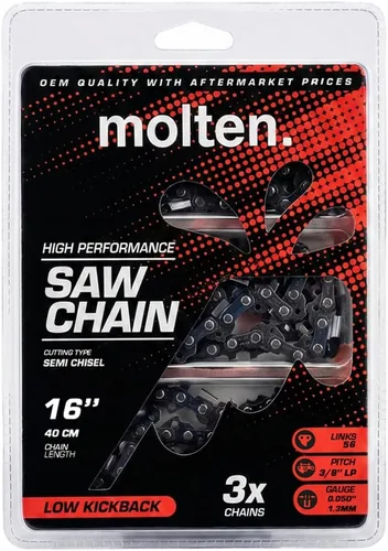 Vista 12 de Milwaukee - Paquete de 3 cadenas de motosierra de 8 pulgadas para sierra