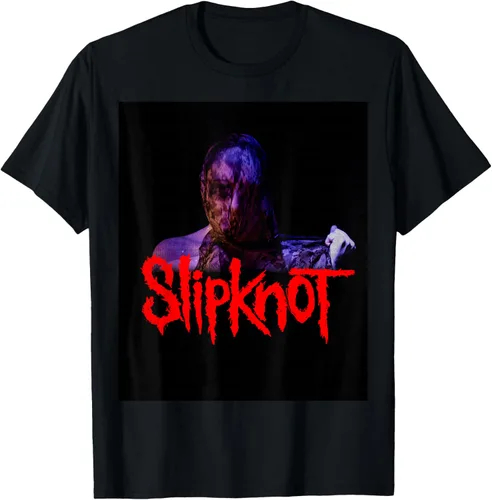 Vista 2 de Slipknot Camiseta oficial con portada de álbum con texto en inglés "We are not your kind