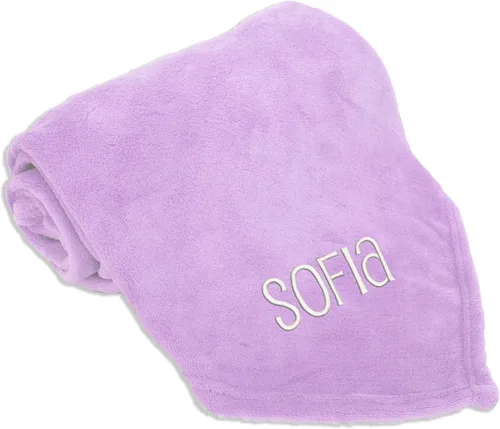 Vista 12 de Threadart Manta personalizada bordada con nombre súper suave y ultrasuave, manta de forro polar de 50 x 60 pulgadas, bordado personalizado incluido