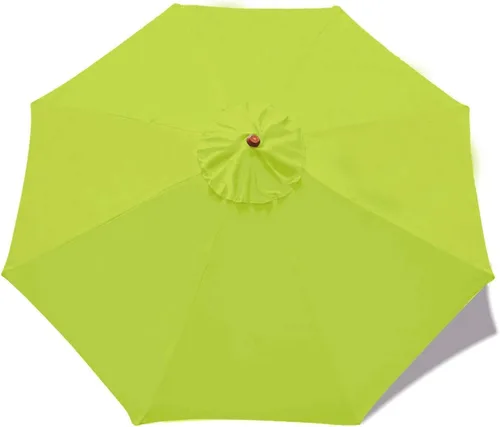 Vista 18 de ABCCANOPY Sombrilla para Exteriores de 7.5 pies, Repuesto de Cubierta Superior Compatible con 6 Varillas (Azul)