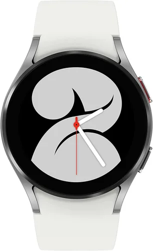 Vista 2 de Samsung Galaxy Watch 4 Reloj inteligente Bluetooth y GPS, 1.575 in, color plateado