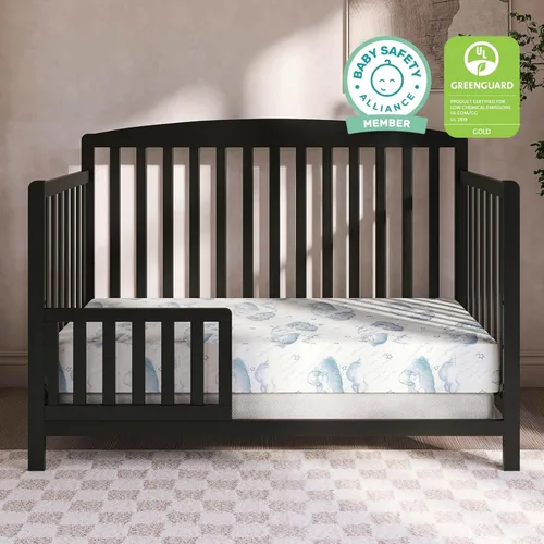 Vista 6 de Dream On Me Nap Nest Colchón de cuna y cama de bebé, de doble cara - para bebés y niños pequeños, colchón impermeable de 5" con 88 muelles Nube azul