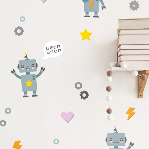 Vista 39 de Teddylabels - Calcomanías de Animales Árticos - Pegatinas de Pared Fáciles de Aplicar y Removibles: Transforma el Dormitorio de tus Niños Pequeños