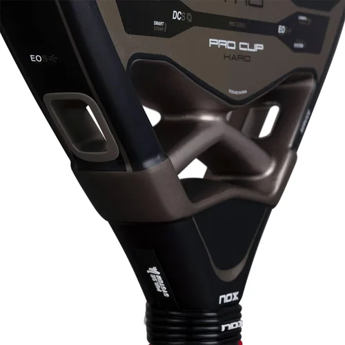 Vista 7 de NOX Padel Racket EA10 Ventus 12K Xtrem Carbon Fiber Face with MLD Black Eva Core EOS Tunnel Agility with Custom Grip & Dual Spin Surface.