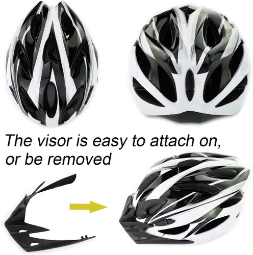 Vista 4 de UPANBIKE Casco de bicicleta para adultos - Protección de seguridad ajustable de una pieza para bicicletas de montaña y de ruta
