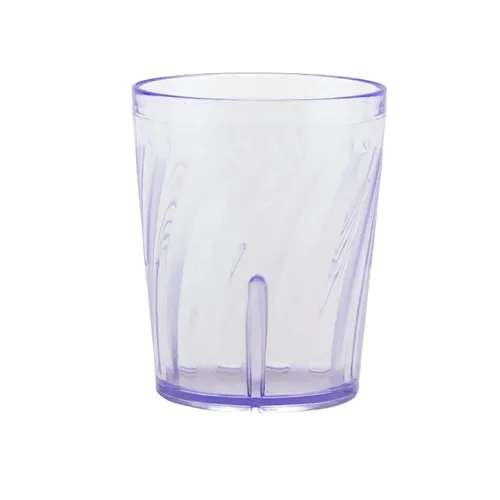 Vista 2 de G.E.T. 2206-1-BL - Vasos de plástico irrompibles sin BPA, 6 onzas, color azul (juego de 12)