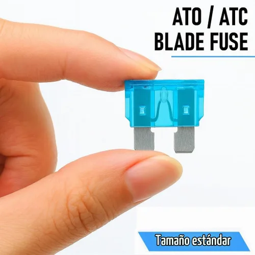 Vista 4 de MGI SpeedWare 60 piezas de fusibles de hoja LED surtido, brillo inteligente, 5 A, 10 A, 15 A, 20 A, 30 A, 40 A, ATO/ATC 12vDC de protección