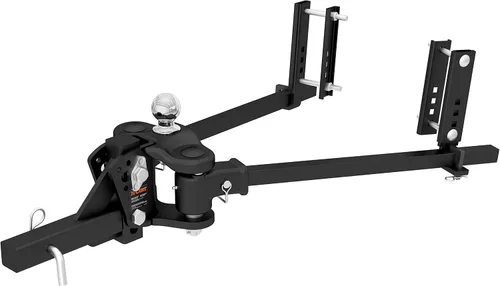 Vista 10 de CURT 17601 TruTrack 2P Enganche de distribución de peso de barra redonda con 2X control de balanceo, hasta 10K, vástago de 2 pulgadas, bola