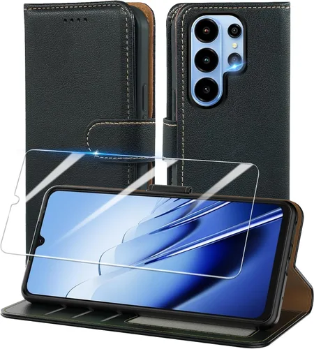 Vista 38 de Funda tipo cartera para Motorola Moto G Power 2026/2025, con bloqueo RFID, de piel sintética, para Moto G Power 2026, cierre magnético, tarjetero
