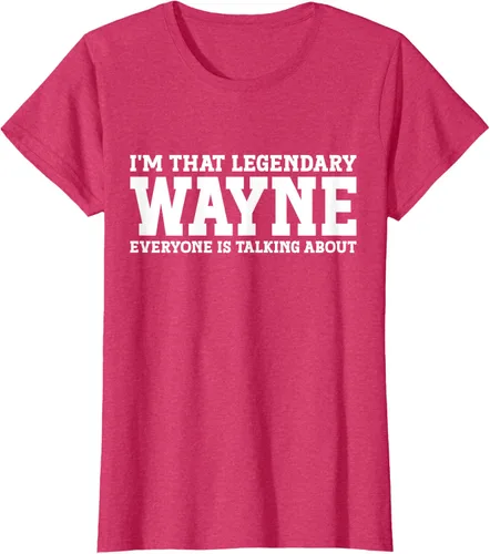 Vista 12 de Wayne Personal Name Funny Wayne Camiseta, Negro