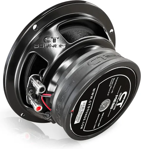 Vista 4 de CT Sounds Meso - Altavoces coaxiales para automóvil de 6.5 pulgadas, 300 W, 2 vías