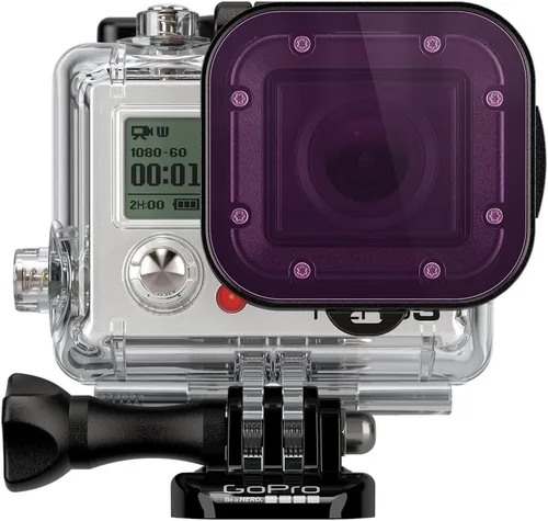Vista 2 de GoPro Filtro de buceo para carcasa de buceo (Magenta) (accesorio oficial de GoPro )