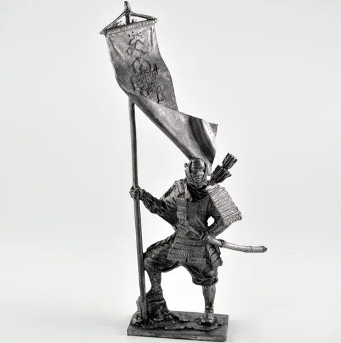 Vista 8 de General chino, dinastía Han. Escultura de metal. Colección 2.126 in (escala 1/32) Figura miniatura. Soldados de juguete de lata