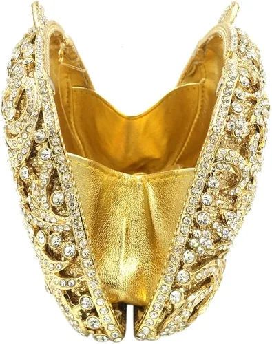 Vista 6 de Diamantes de imitación bolsos de noche para mujer embragues bolso cadena vestido de boda bolsos