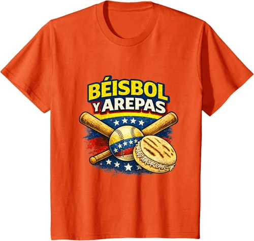 Vista 76 de Camiseta Beisbol y Arepas Venezuelas Baseball Pride Team 2026