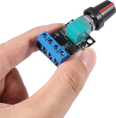 Vista 7 de UMLIFE 6 unids 5 V 12 V 10 A regulador de voltaje PWM DC motor controlador de velocidad gobernador regulador de velocidad continuo regulador