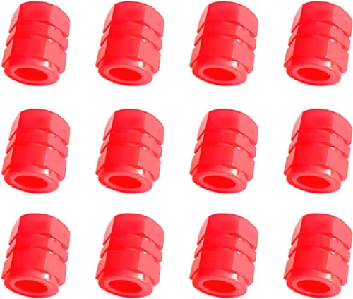 Vista 16 de Tapones de vástago de válvula de neumático para automóvil, 4 piezas de tapas de aire para neumáticos noctilúcuas, tapón de vástago de válvula