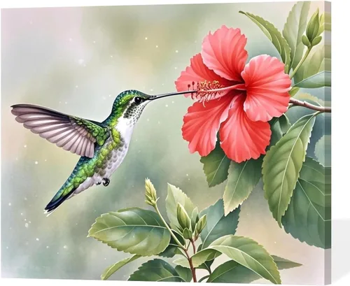 Vista 9 de ACANDYL Kit de pintura de flores por números para adultos principiantes pintura por números para adultos, lienzo de clavel, pintura por números