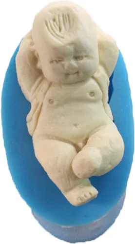 Vista 6 de Funshowcase Baby Boy Movements - Juego de 5 moldes de caramelo para manualidades de azúcar, chocolate, fondant, mantequilla, resina, arcilla #111