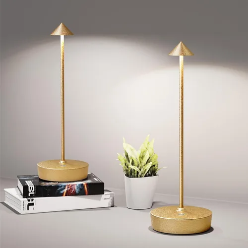 Vista 11 de Lámpara de mesa inalámbrica SHANGCAI recargable 6000mAh batería al aire libre LED luz Outdoor Waterproof Portable 3 Color Touch Dimmable Table