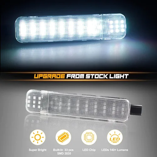 Vista 4 de NDRUSH Panel de puerta interior LED RGB con luz de cortesía, compatible con Silverado/Sierra C/K 1500 2500 3500 Pickup Suburban Tahoe Avalanche