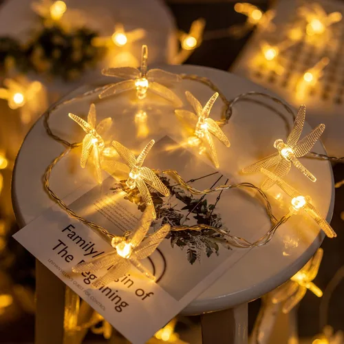 Vista 9 de Cadena de luces de piña con pilas, 17.5 pies, 35 conos de pino, 8 modos, funciona con pilas, luz decorativa de hadas (piña) Distancia de 6