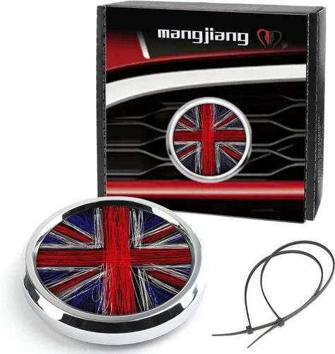 Vista 14 de Cubierta cromada para parrilla de parachoques delantero 3D para Mini Cooper One S JCW R50 R52 R53 R55 R56 R60 R61 F54 F55 F56 F57 F60 Hatchback