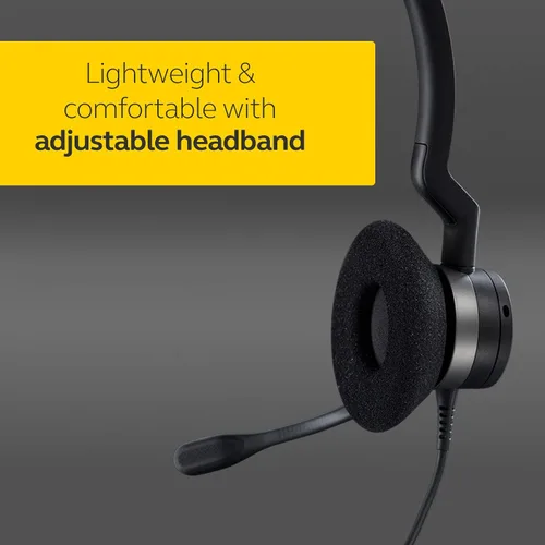 Vista 8 de Jabra Biz 2300 USB Duo Auriculares profesionales con cable para centro de llamadas