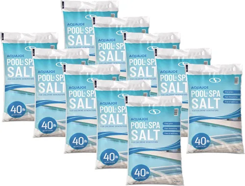 Vista 10 de Aqua Joe Generadores de cloro salado para piscina y spa, 40 libras, paquete de 2, AJ-PS40