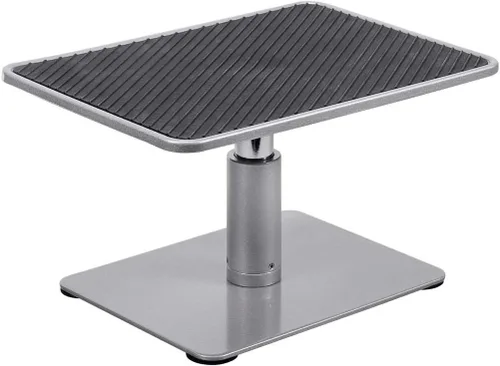 Vista 2 de Monoprice Soporte elevador universal para monitor, eleva monitores de 4.6 a 6.5 pulgadas, acabado plateado, colección Workstream