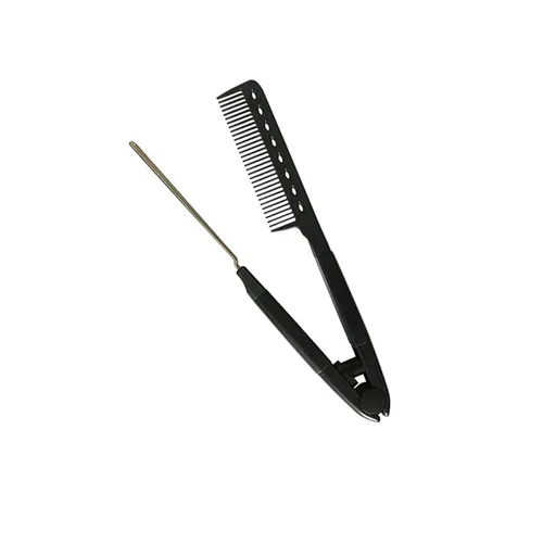 Vista 9 de Peine para enderezar el cabello para el hogar, peine para alisar el cabello, peine rápido para las mujeres