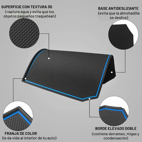 Vista 2 de Alfombrilla de salpicadero para Subaru Impreza XV 2012-2016, Crosstrek 2012-2017, Forester 2014-2018, cubierta interior antideslizante
