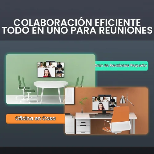 Vista 8 de Yealink MeetingBar A10 - Cámara y micrófono para sala de conferencias, sistema Android