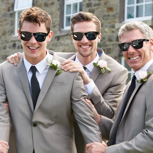 Vista 3 de Bachelor Sunglasses Bachelor Party Supplies for Groom Best Man Groomsmen