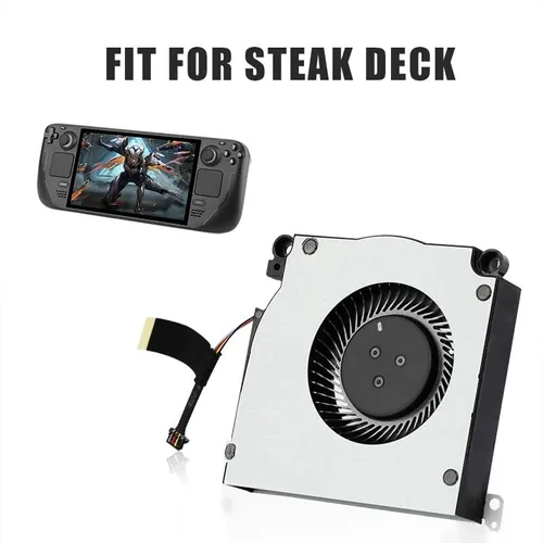 Vista 3 de Replacement CPU Cooling Fan for Steam Deck Console Fan Cooler Repair Part